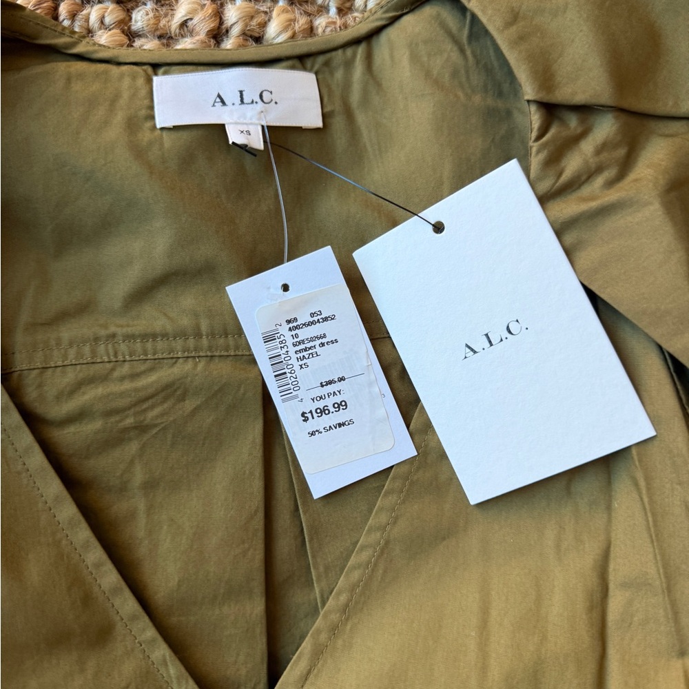 A.L.C. Ember Cotton Cap-Sleeve Minidress - Picture 5 of 6